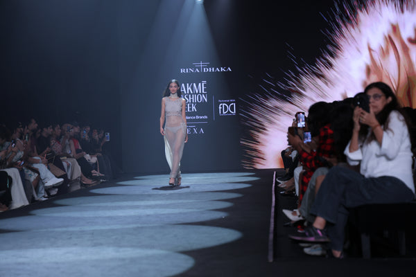 Cutwork Yoke Crochet Net Maxi Sheer Statement Dress