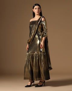 Golden Eclipse Gownsari