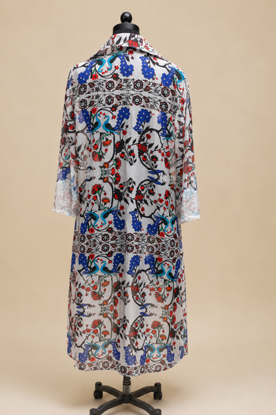 Peacock Bloom Cape