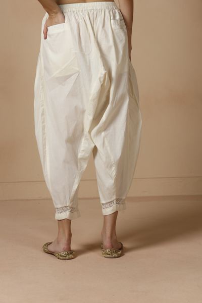 Ivory Gota Farshi Set