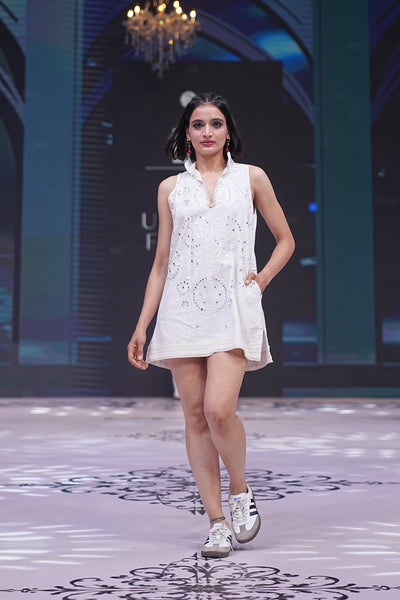 The Charkha Mirror Tunic
