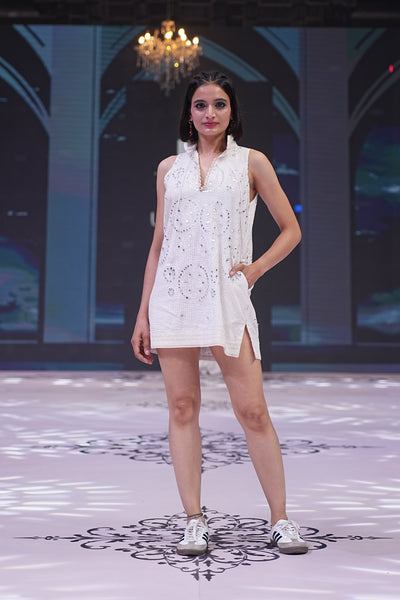 The Charkha Mirror Tunic