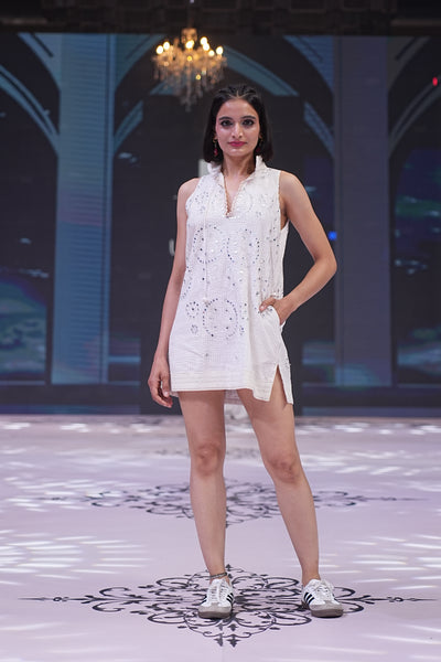 The Charkha Mirror Tunic